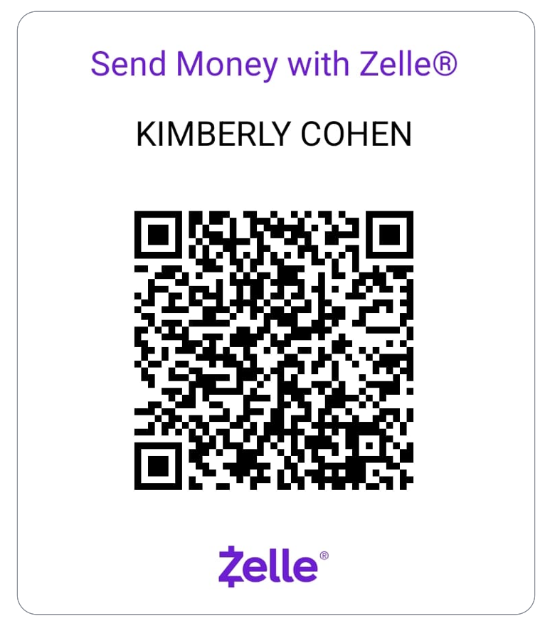 Zelle – scan to donate